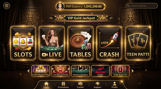 Main screen of luckypkr casino page for PK players - 4