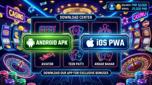 Main screen of luckypkr download page for PK players - 4