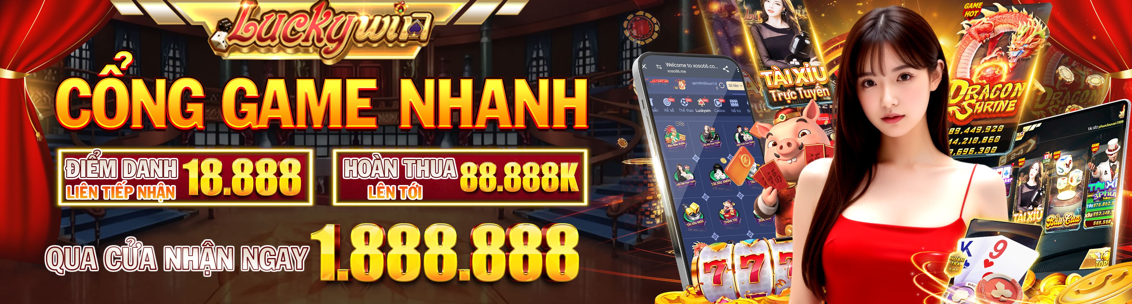 Hình ảnh quảng cáo của kv999 hiển thị nền tảng và các lợi ích